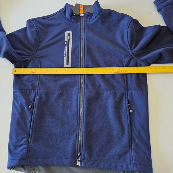 Peter Millar Thermal Block Microfleece Jacket Navy M - Picture 13 of 14